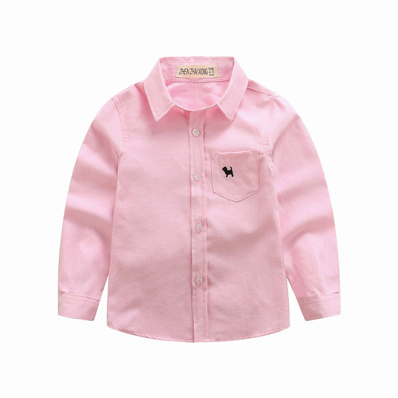 Boys' Children's Shirts - Long-sleeved Shirts
