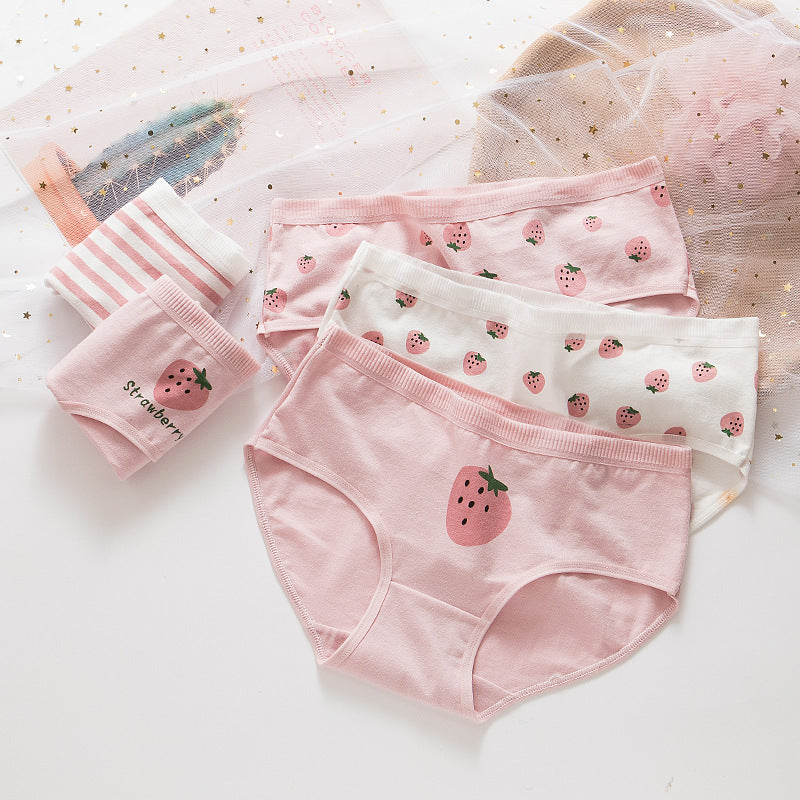 Cute Girls' Cotton Underwear