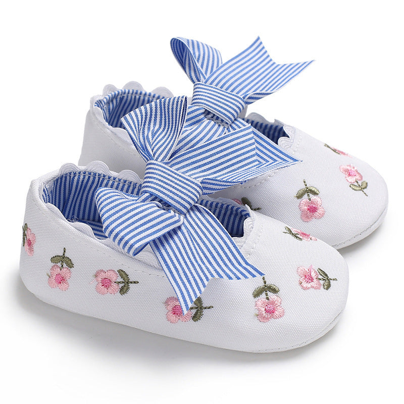 Bowknot Baby Shoes - Toddler Anti-Slip Shoe