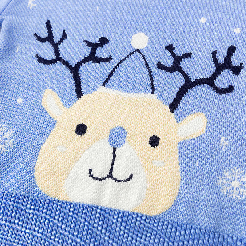 Christmas Snowflake Fawn Sweater