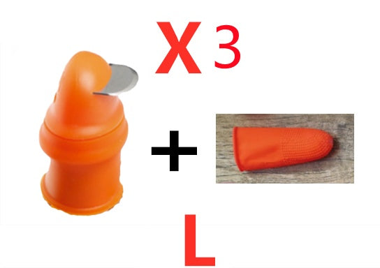 Silicone Thumb Knife Finger Protector – Garden Harvesting Tool for Cutting Vegetables, Fruits & Plants! - JumoShop