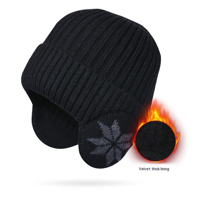 Thermal Knitting Woolen Cap - Men's Fleece-lined Thickened Winter Trending Products