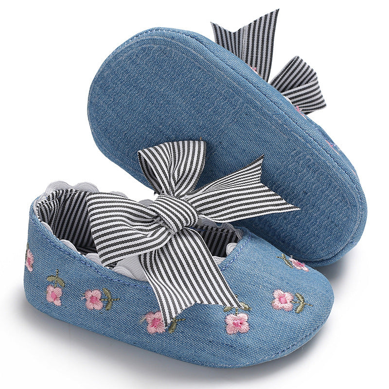 Bowknot Baby Shoes - Toddler Anti-Slip Shoe