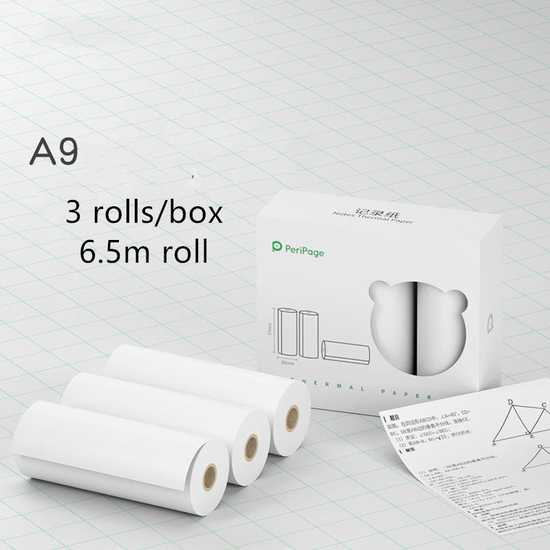 Mini Bluetooth Wireless Thermal Printer - Paper Sticker Label Printer