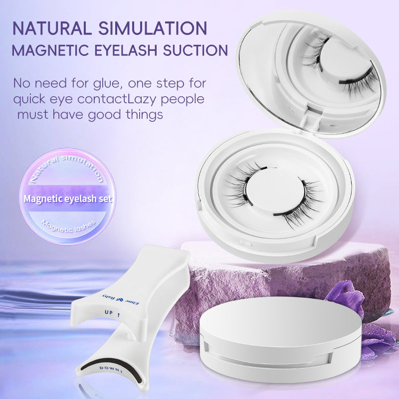 Magnetic Suction Natural False Eyelashes
