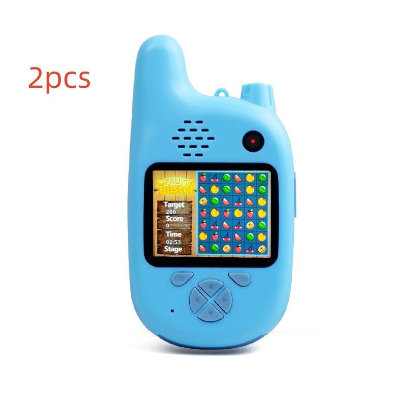 Walkie-Talkie Kids Camera Toys - Mini HD Cartoon Cameras