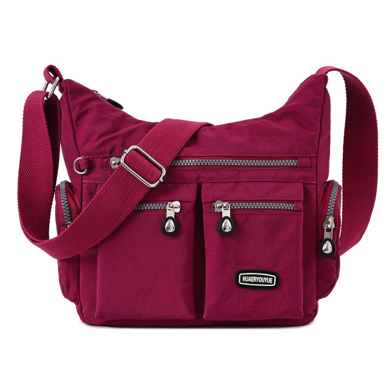 Women's Shoulder Bags - Multiple Pockets Waterproof Crossbody Bags