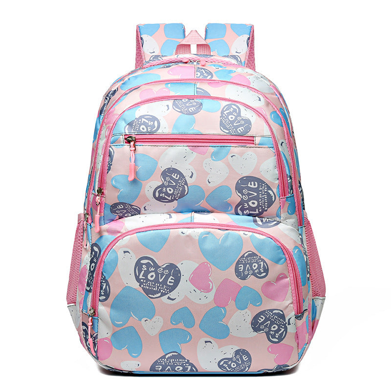 Student Schoolbag - Children's Portable Burden Alleviation Large Capacity Backpack