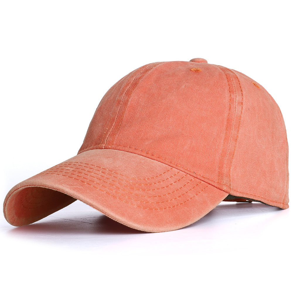Washed Baseball Caps For Men And Women - Outdoor Distressed Sun Hats Simple Caps