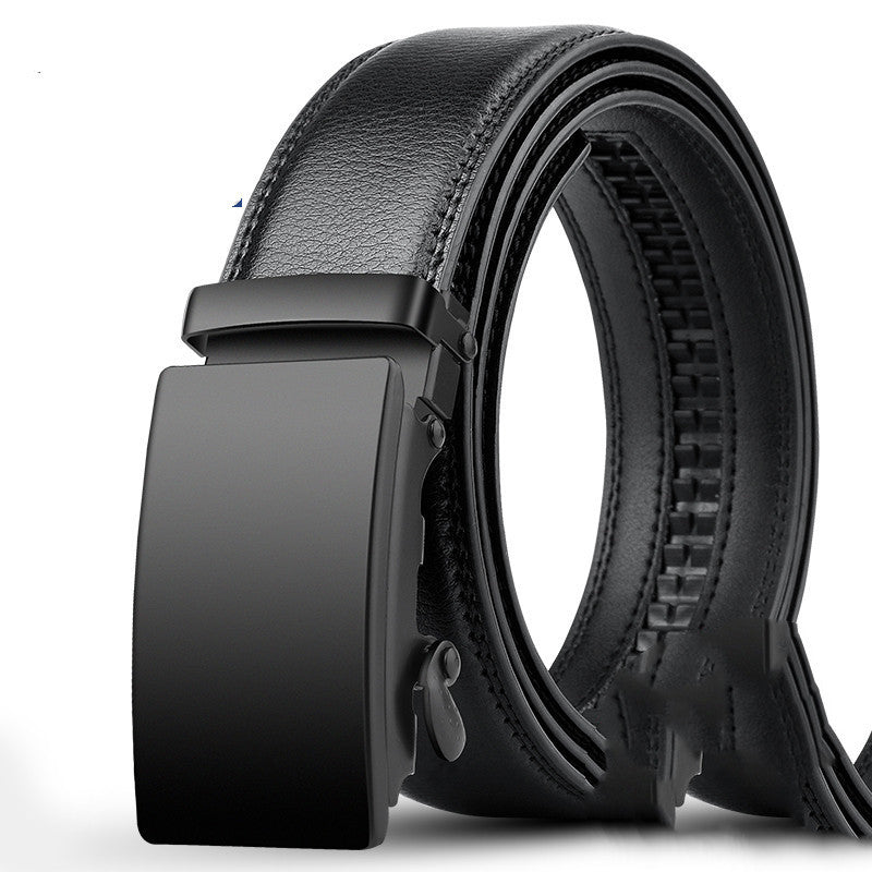 Men's Leather Automatic Buckle Pure Cowhide Belt