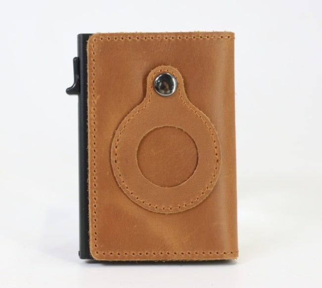 Air Tag Wallet - Anti Theft Bullet Card Bag