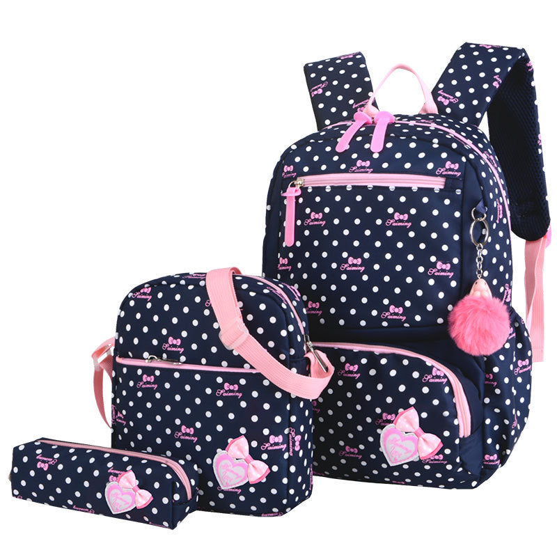 Elementary School Girl Korean Style Backpack - Cute Princess Backpack