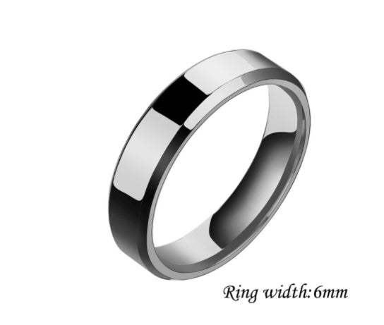 Men And Women Stainless Steel Couple Rings