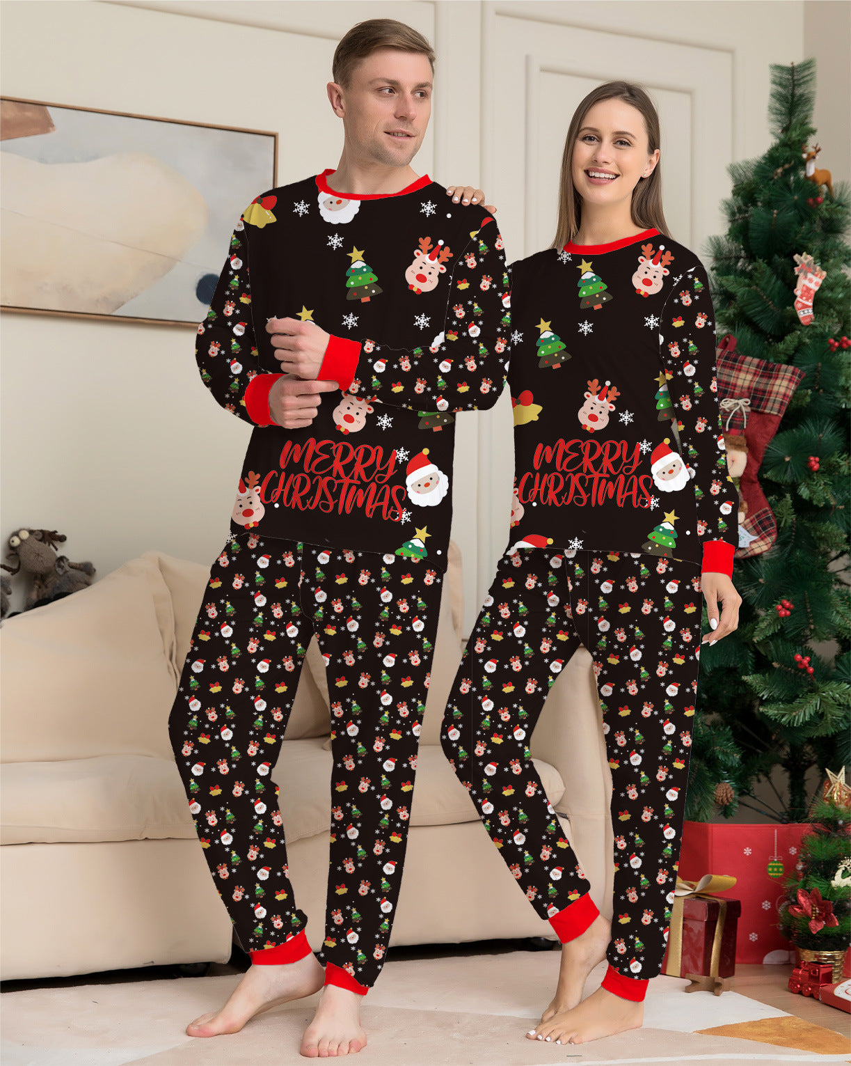 Family Christmas Matching Pajamas Set - Christmas Pajamas For Family Christmas PJS Xmas Sleepwear