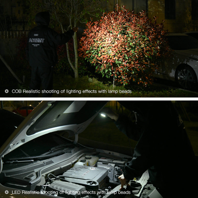 Multifunctional Charging Emergency Light - Convenient Keychain Work Light COB High Brightness Maintenance Light Outdoor Camping LED Light