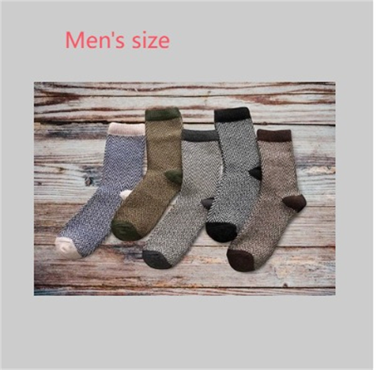 Winter Thick Warm Stripe Wool Socks