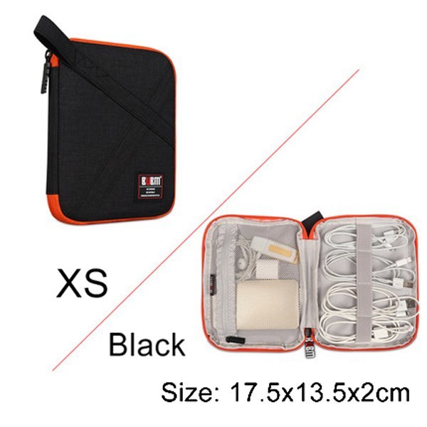 Universal Travel Cable Organizer - Electronics Accessories Cases Gadget Bag For USB, Phone, Charger and Cable, Fit for ipad - JumoShop