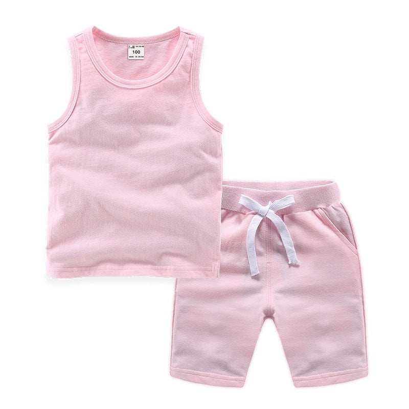Children's Sleeveless Top & Short Clothing Sui
