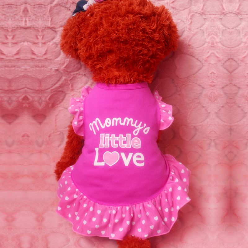 Small Dog Summer Princess Dress – Cute Puppy Vest Skirt Outfit