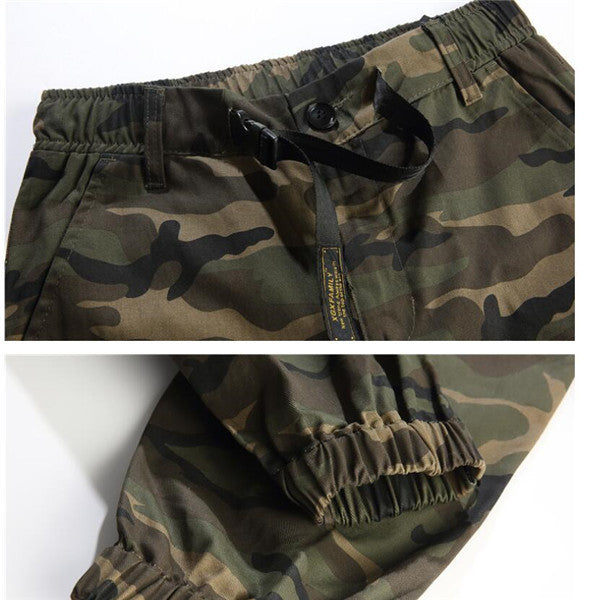 Men's Fashion Streetwear Pants - Men's Jogger Camo Harem Pants