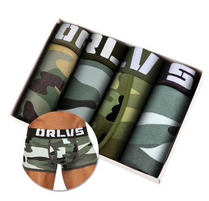 4Pc Boxershorts for Men - Boxer Short Underwear Man Panties