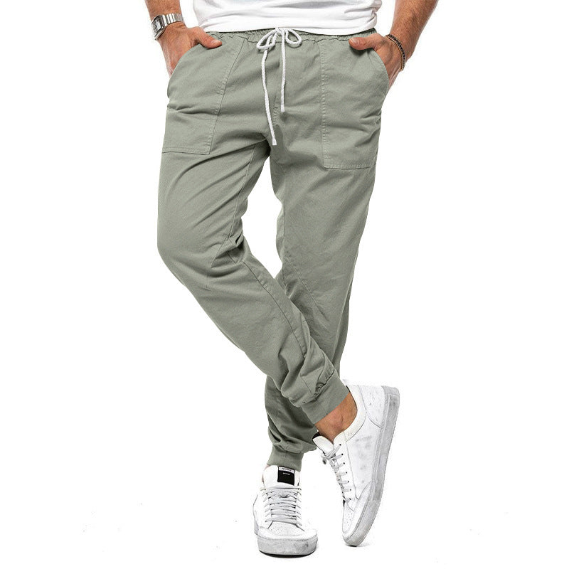 Spring And Autumn Men's Casual Pants Loose Tappered Trousers