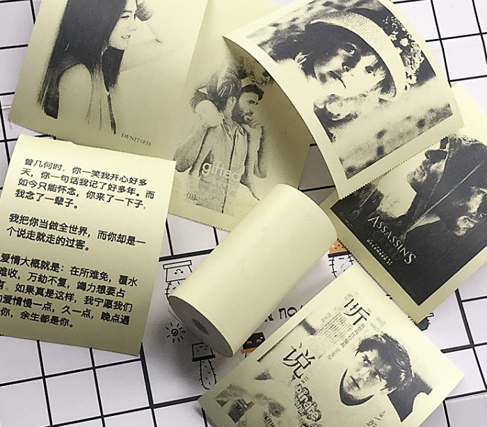 Mini Bluetooth Wireless Thermal Printer - Paper Sticker Label Printer