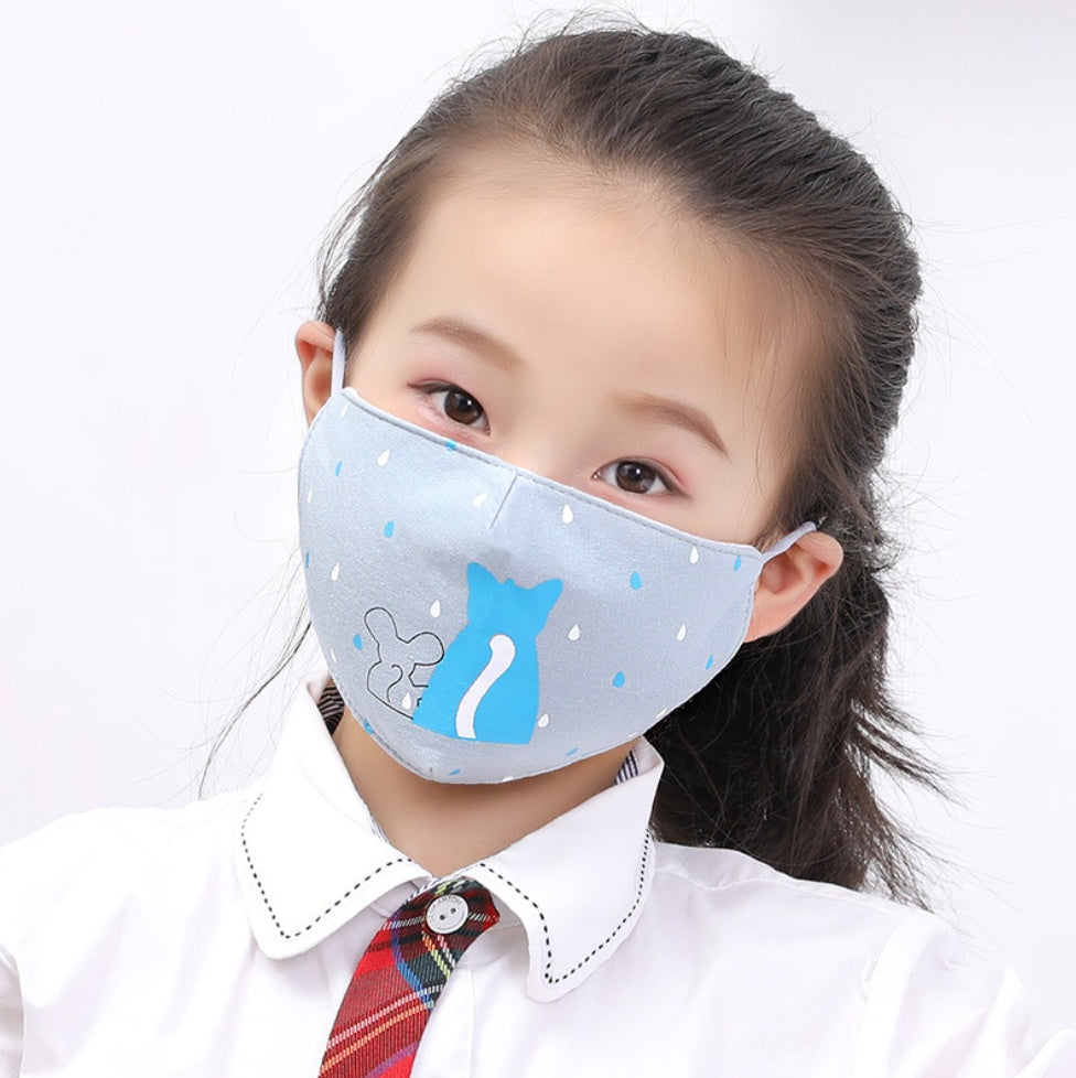 Cute Kid Carton Cotton Facial Mask