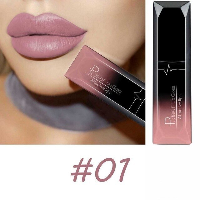 Matte Lip Gloss Lipstick Makeup