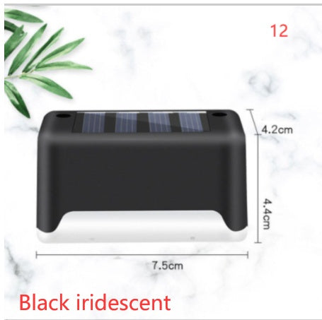 New Upgrade Waterproof LED Solar Fence Lamp - Solar Deck Lights Solar Step Light Outdoor For Patio Stairs Garden Pathway Step Yard