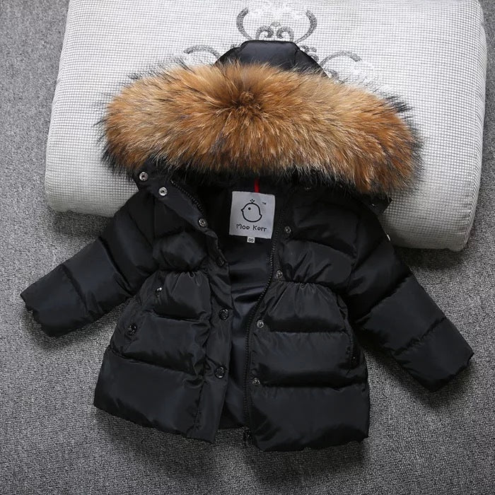Boys and Girls Baby Zip Down jacket