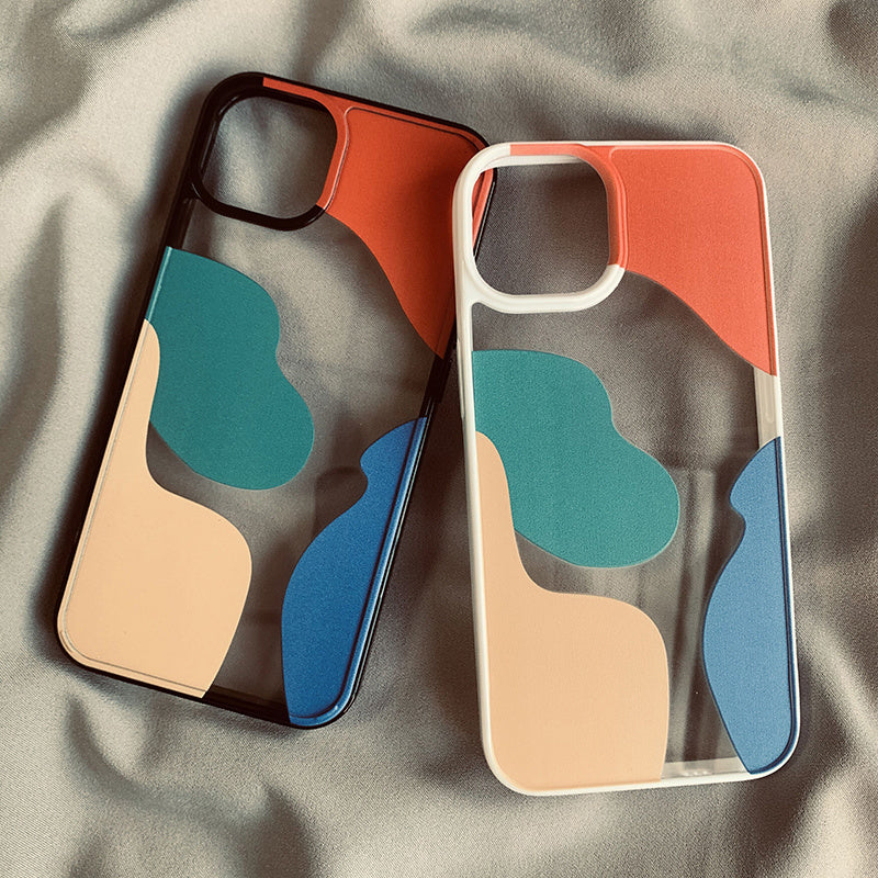 Color Block Contrast Color Geometry Mobile Phone Cases