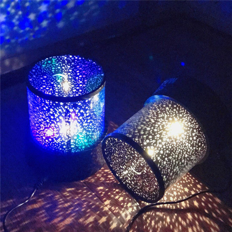 LED Night Light Projector Lamp - Colorful Star Light (Random Color)