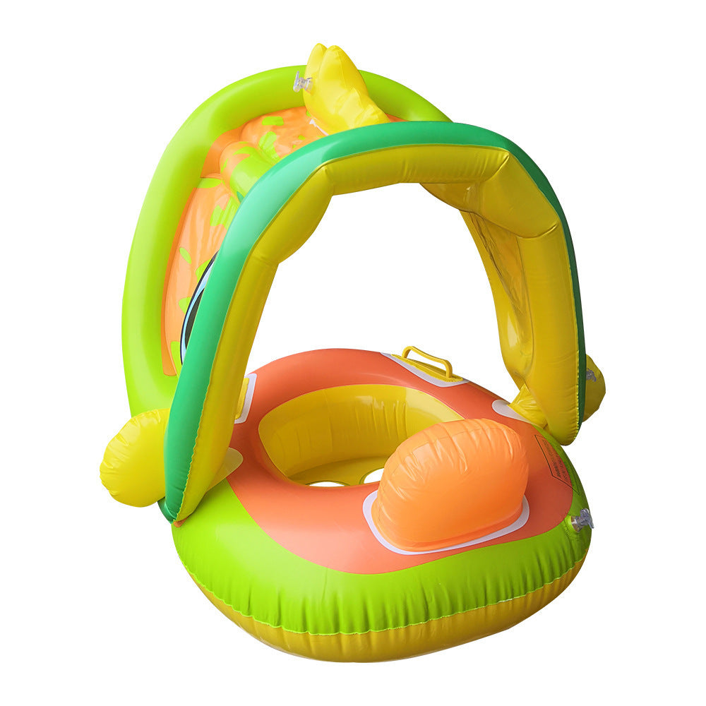 Children's Swimming Rings Inflatable Detachable Canopy Seat Ring