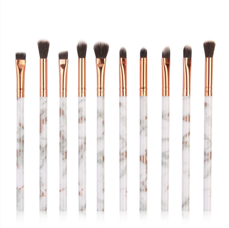 10 Marble Makeup Brush Sets - Beauty Tools, Blush, Eye shadow, Face modification