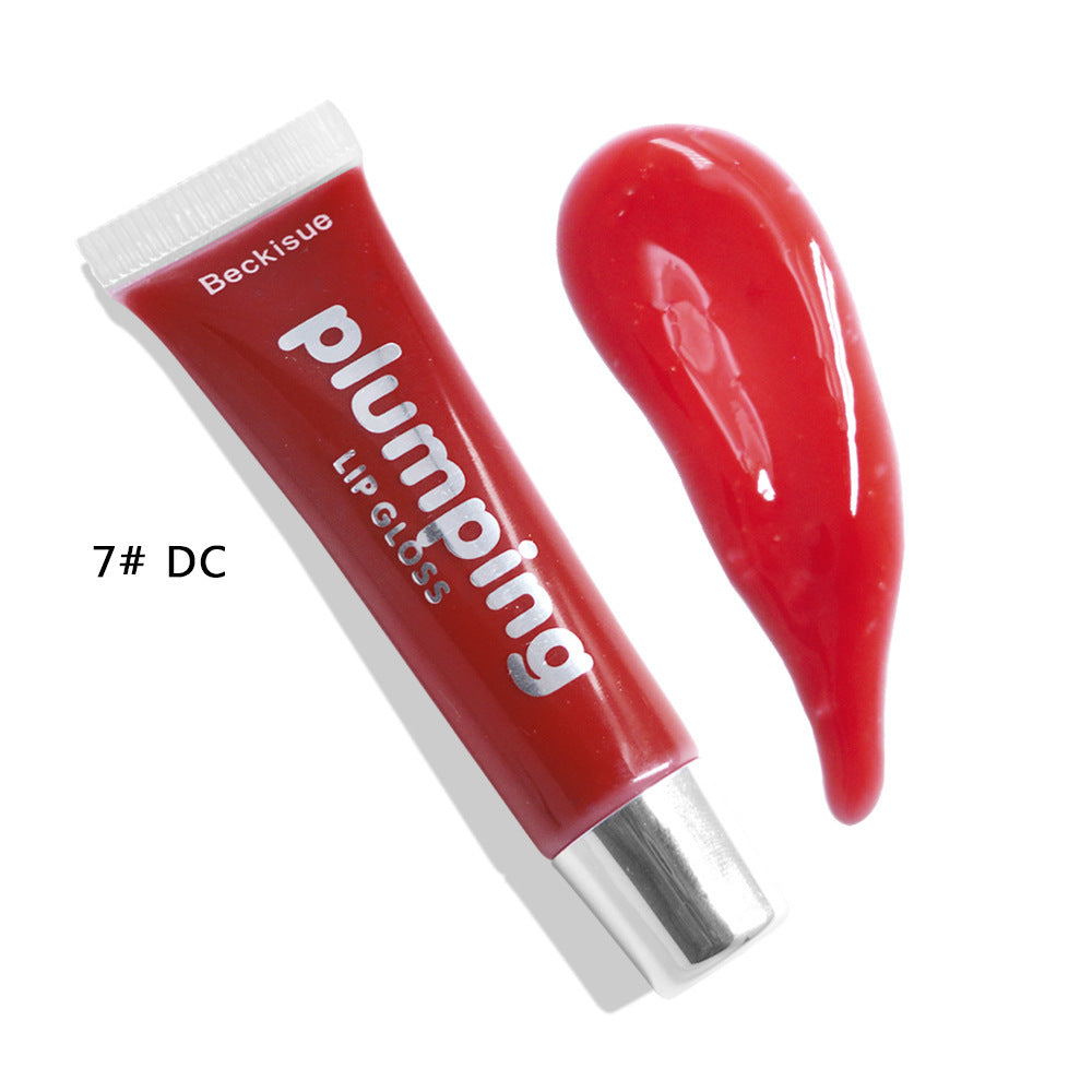 Wet Cherry Plumping Lip gloss - Lip Plumper Makeup Big Lip Gloss Moisturizer Plump Volume Shiny Vitamin E Mineral Oil