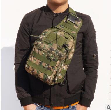 Hot Style Canvas Riding Pack - Camouflage Field Sports Small Chest Bag
