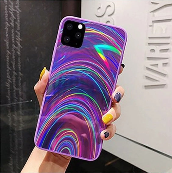Rainbow Mirror Soft Phone Case