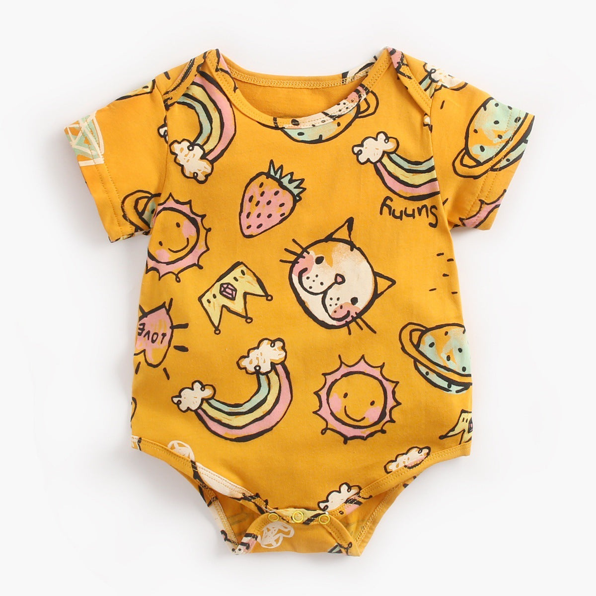 Newborn Baby Bodysuit Children Clothing Fashion Girls Boy Clothes Jumpsuit Girls Clothing Suit Cotton 0-36M Body Bebe - JumoShop