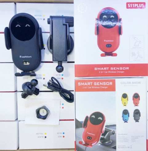 Infrared Induction Car Wireless Charger - Car Phone Holder