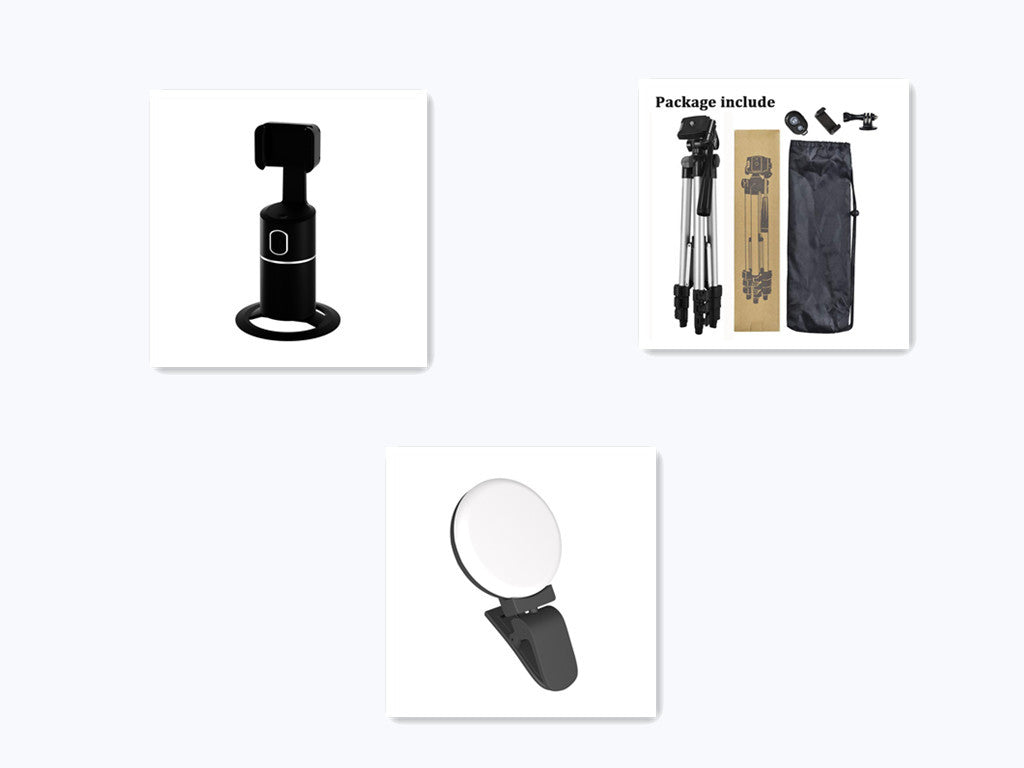 Smart Face Recognition Tracking -  Mobile Phone Stand Anchor Live Broadcast Stand