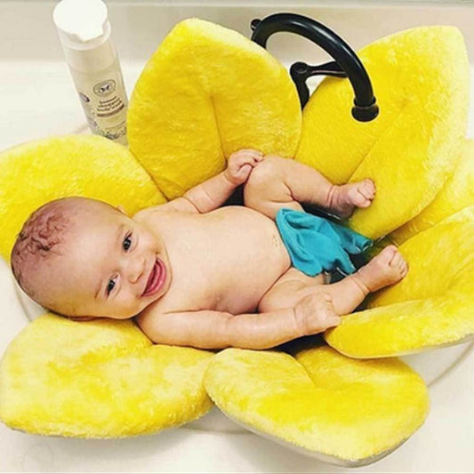 Blooming Sunflower Baby Bath Mat - Soft, Safe & Cozy Bathing for Your Little One