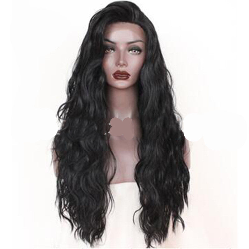 Front Lace Synthetic Long Curly Hair
