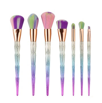 7 Makeup Brushes - Makeup Tools, Diamond Makeup Brush Foundation Brush