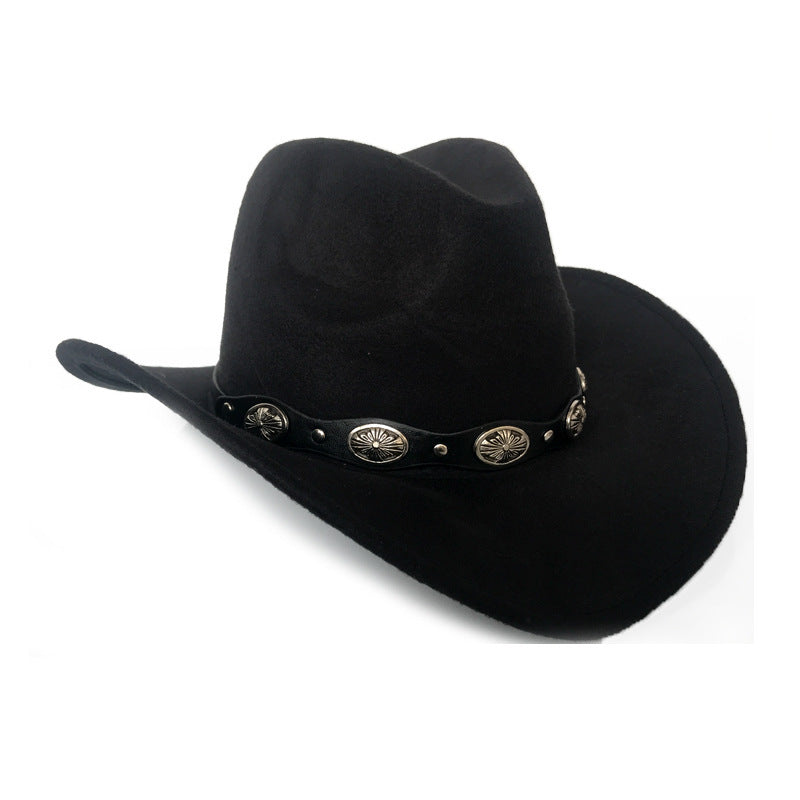 Punk Style Cowboy Hats And Felt - For Men And Women
