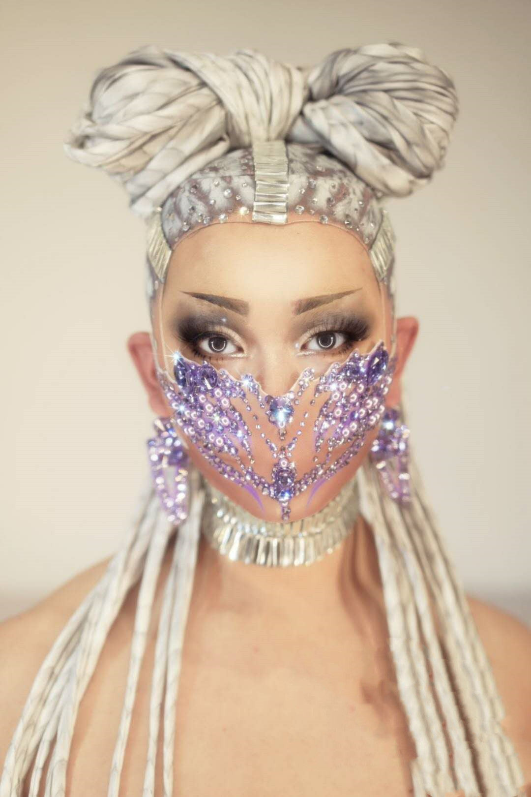 Stylish Diamond Mask - Butterfly Performance