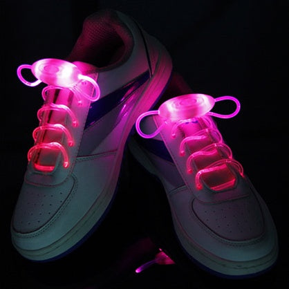 Led Sport Shoe Laces - Glow Shoe Strings Round  Light Shoelaces
