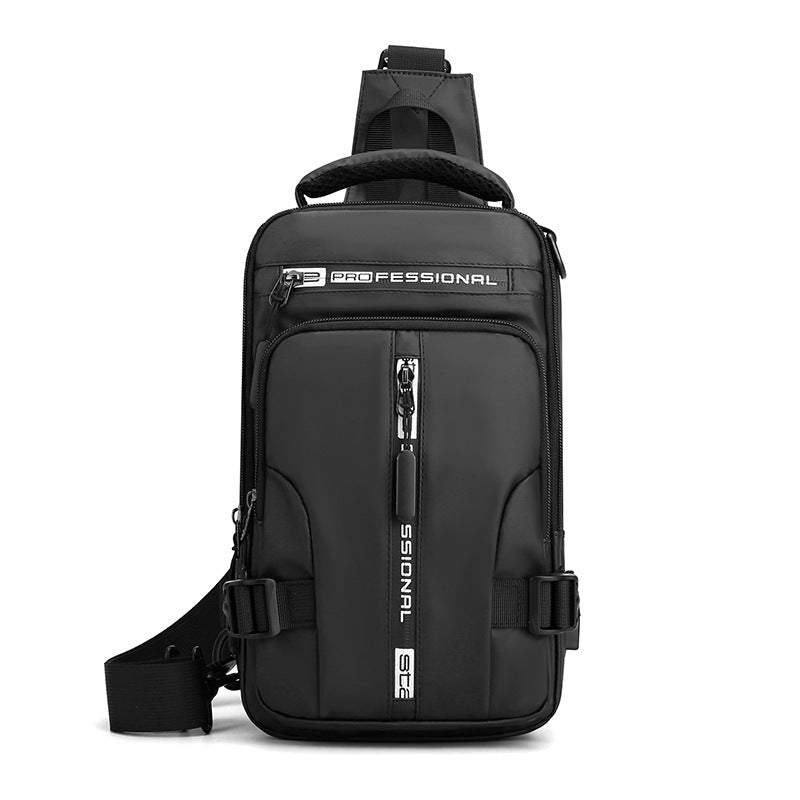 Crossbody Bags - Men Multifunctional Backpack, Shoulder Chest Bags