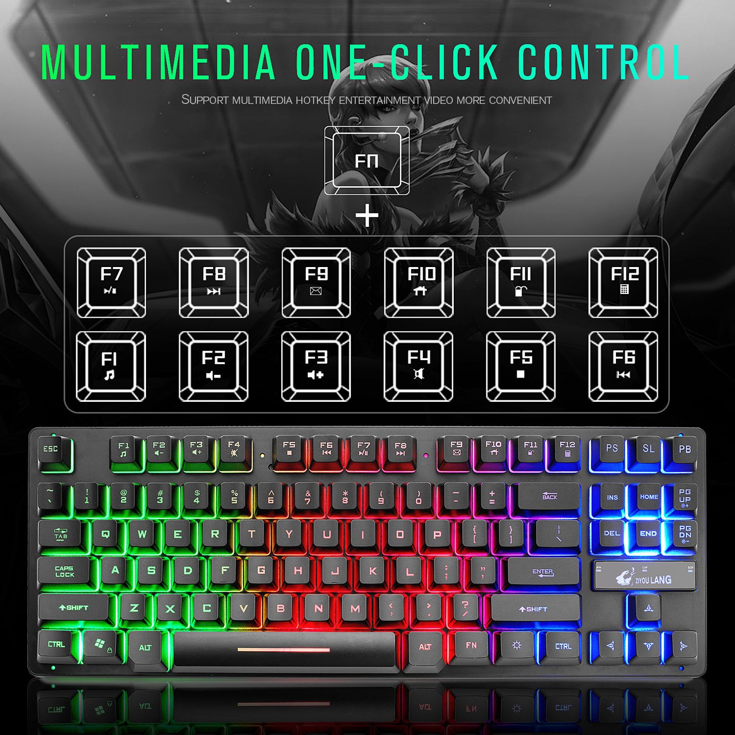 Electronic Games Mechanical Keyboard - Notebook Keyboard