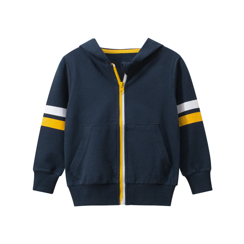Boy's Zipper Sweater - Boy Clothes